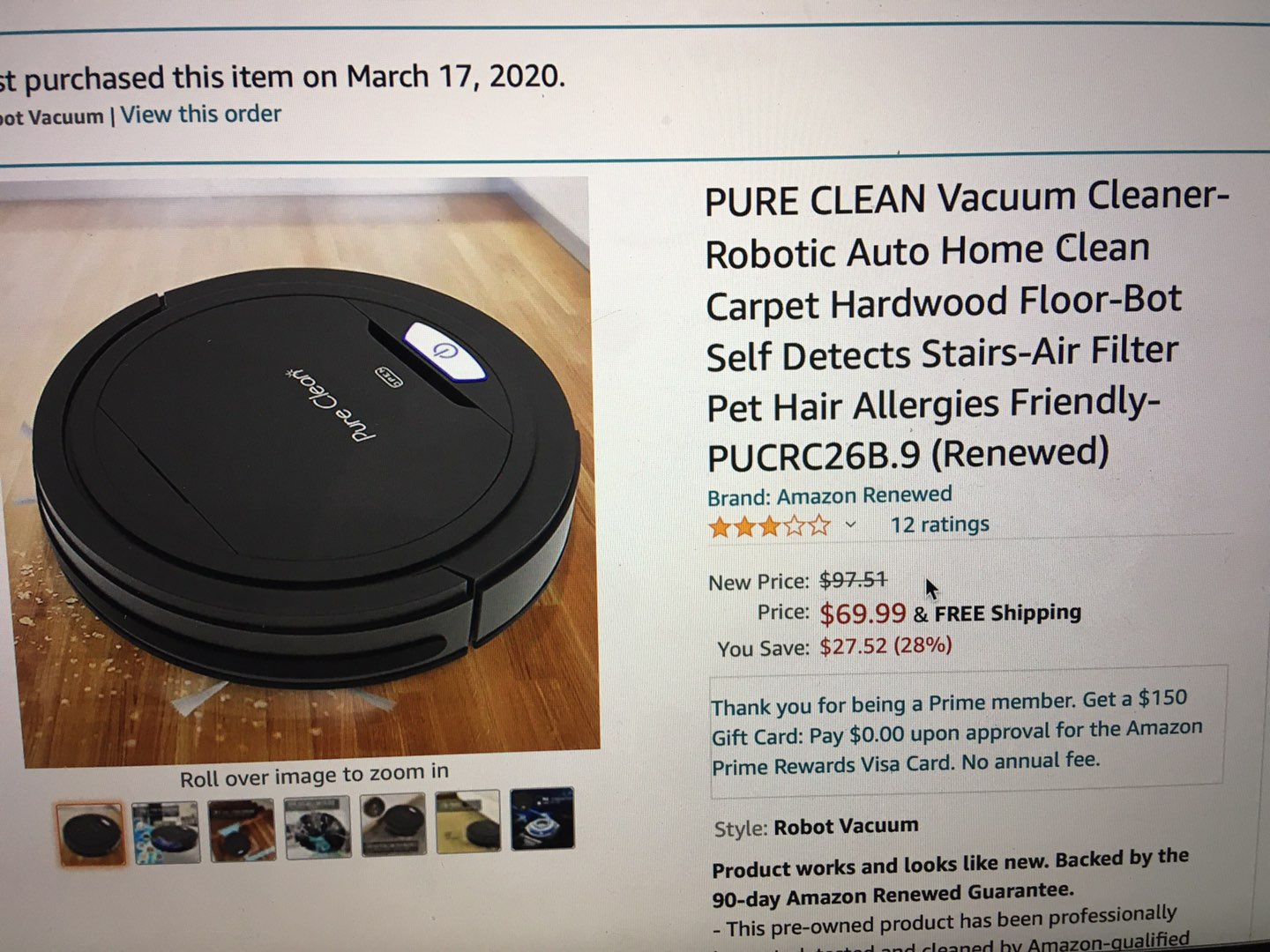 Vacuum robot 