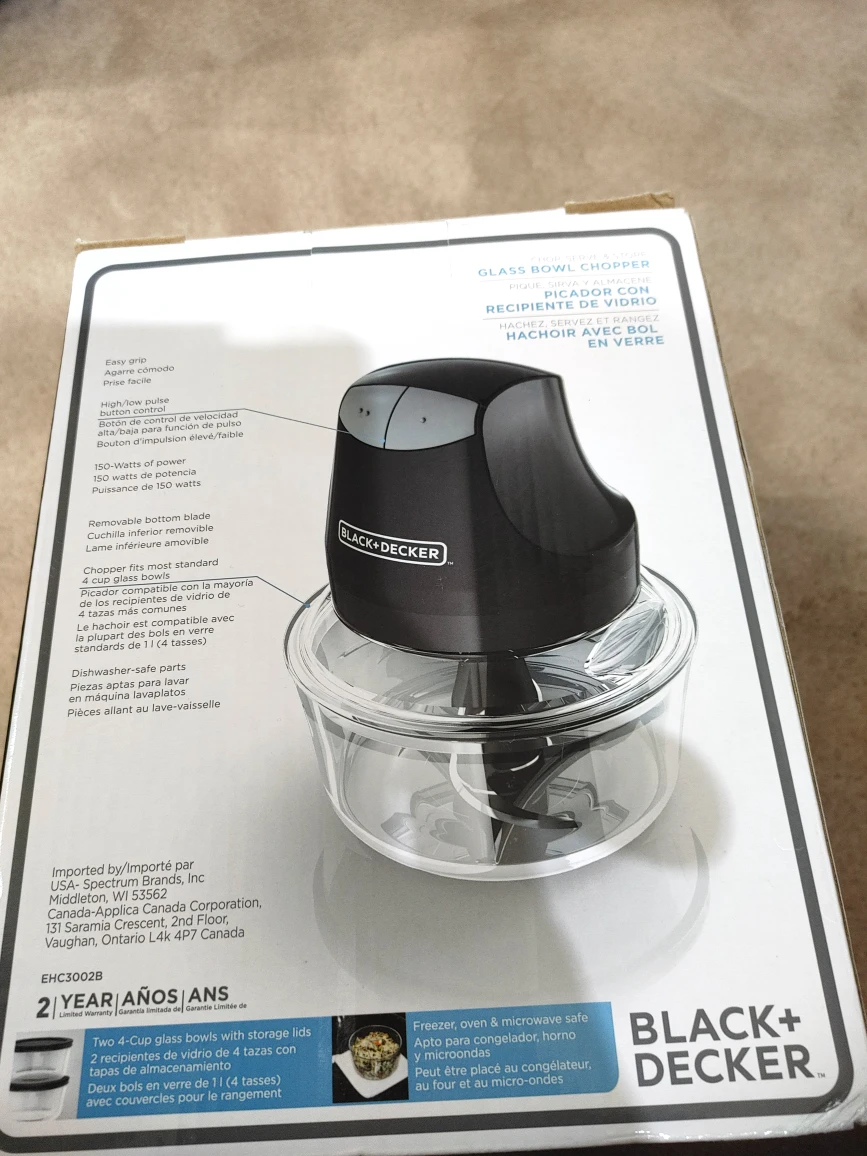 Black and Decker chopper - photo 3