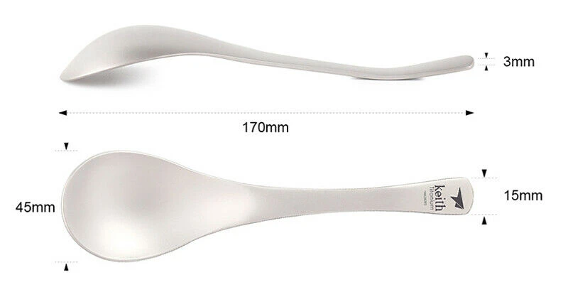 Keith Pure Titanium Spoons image indicator(3)