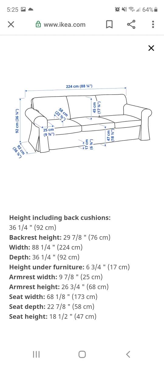 IKEA sofa for 3 persons - photo 3