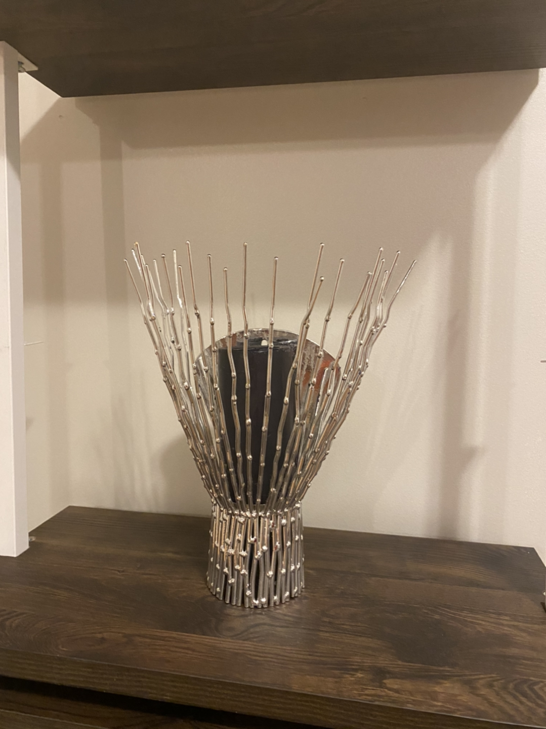 Sconce with candle 