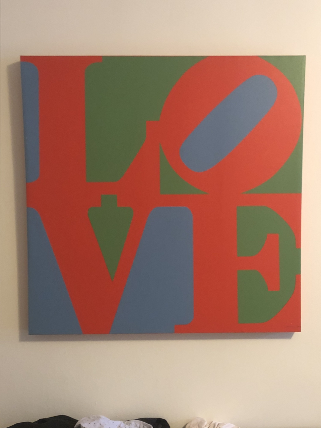 Robert Indiana LOVE Canvas Print