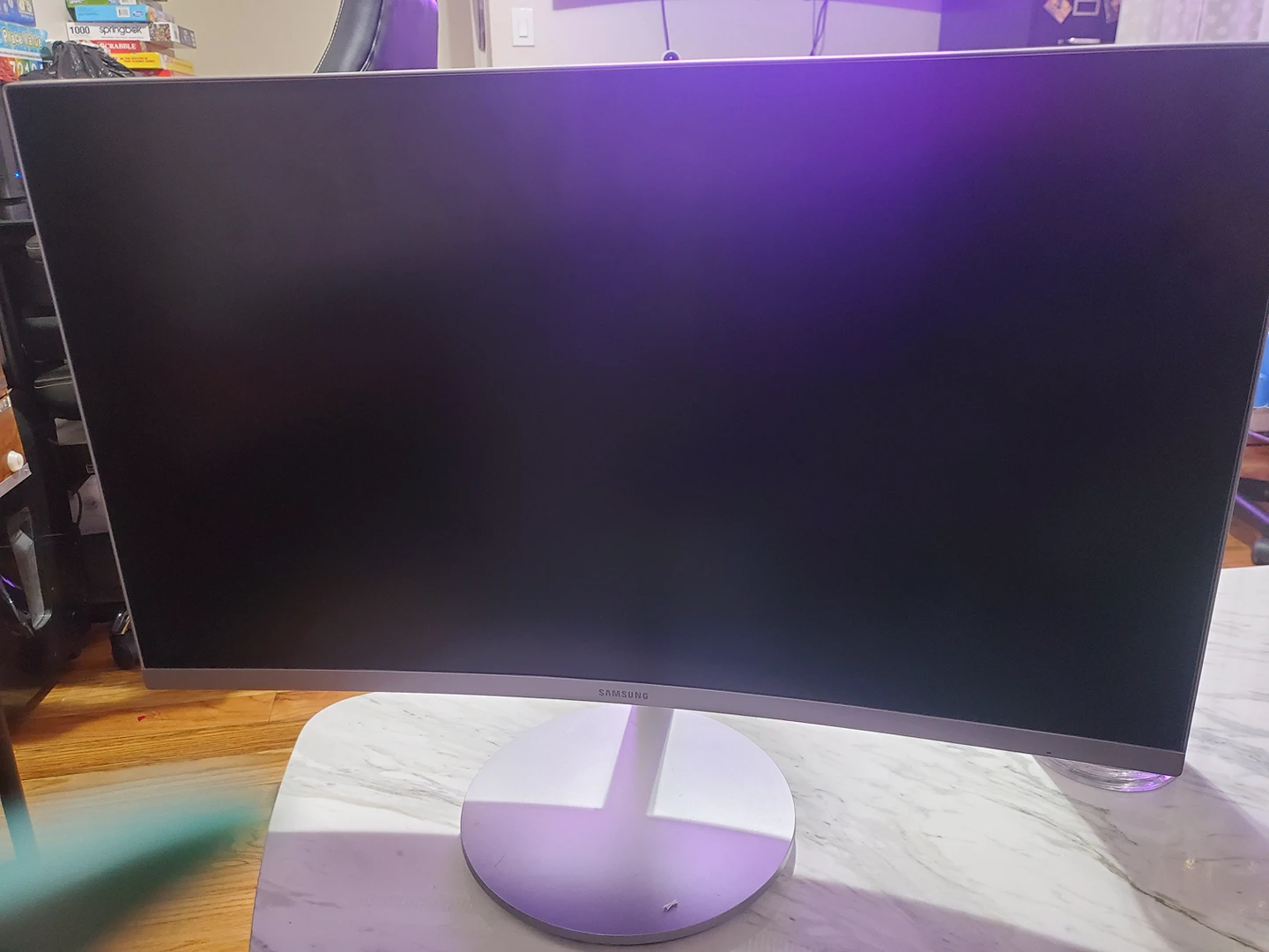 Samsung  27" Curve Gaming Monitor White - photo 2