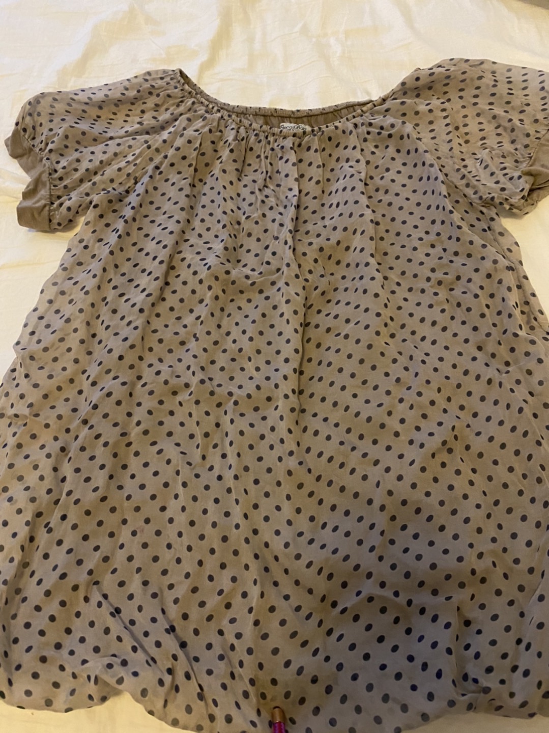 Polkadot  silk blouse (almost new) - photo 4