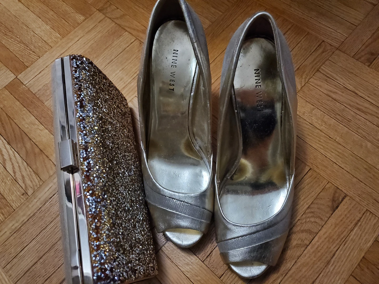 Shoes size 8 and purse - photo 2