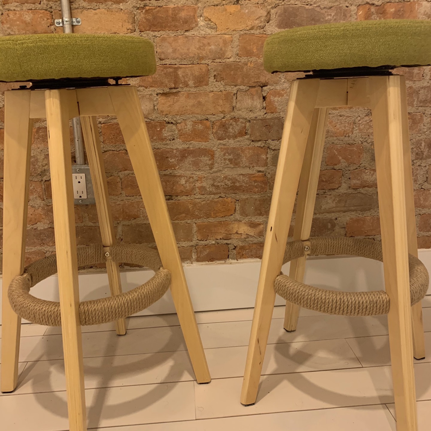Wooden Bar Stools (2)