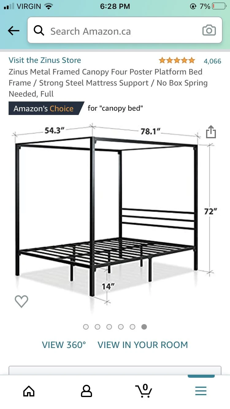 Canopy Bed Frame brand new - photo 2