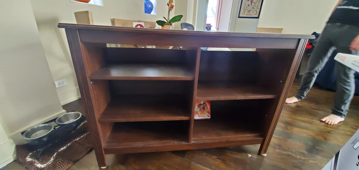 1 console table/ bookcase