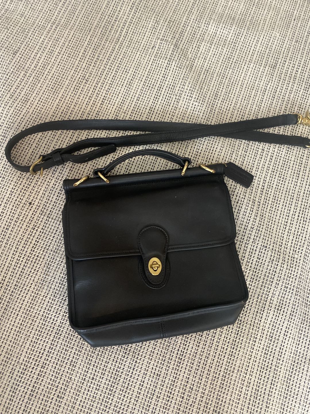 Vintage Coach bag and strap