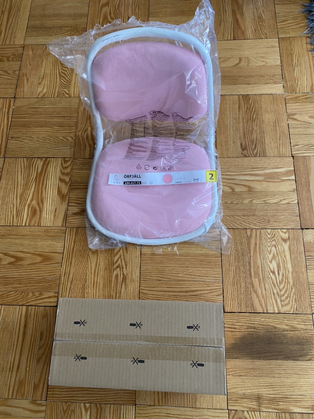Pink orfjall desk chair(ikea)