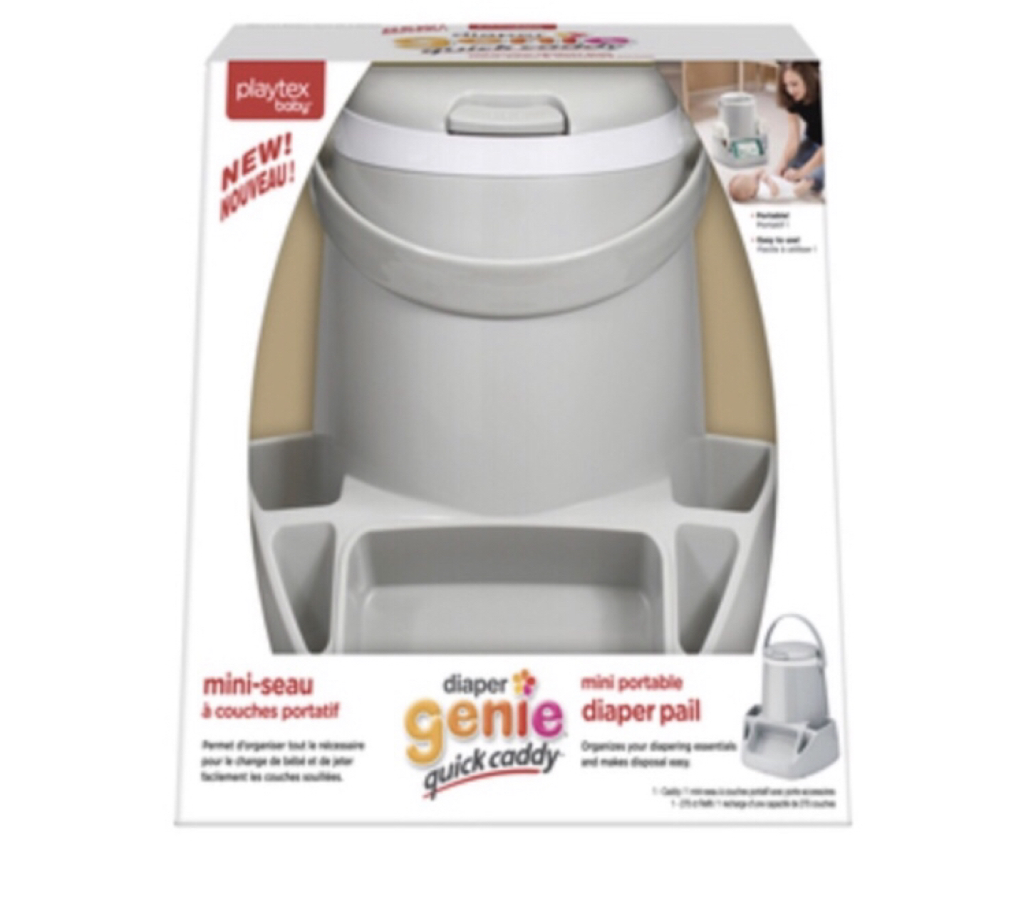 Playtex diaper genie quick caddy NWT