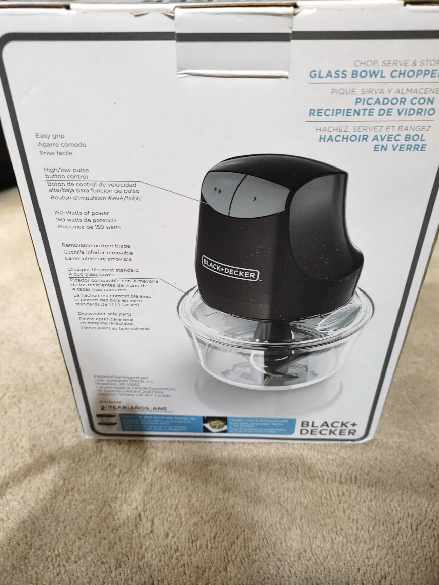 Black and Decker chopper