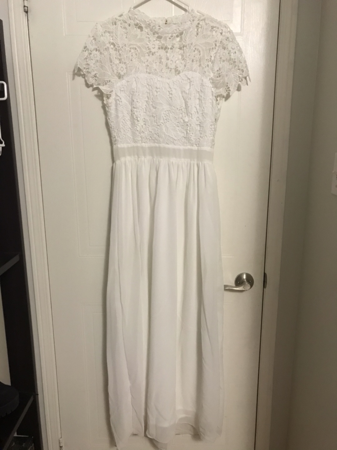 Ladies Long White Dress