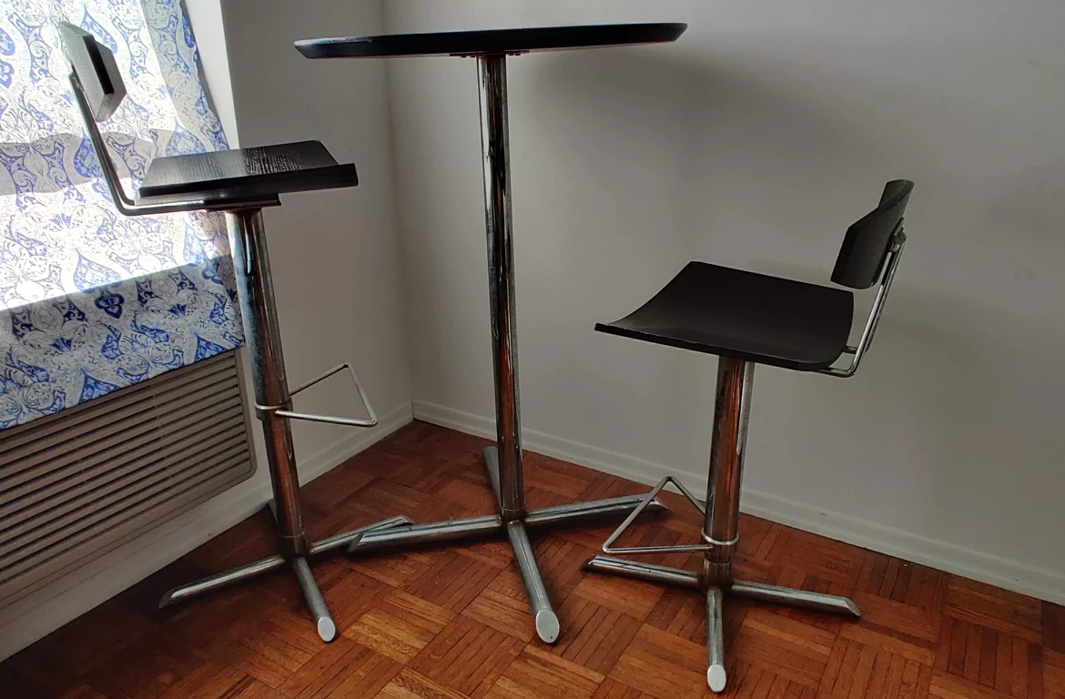 Bar Table + 2 Stools Set - photo 2
