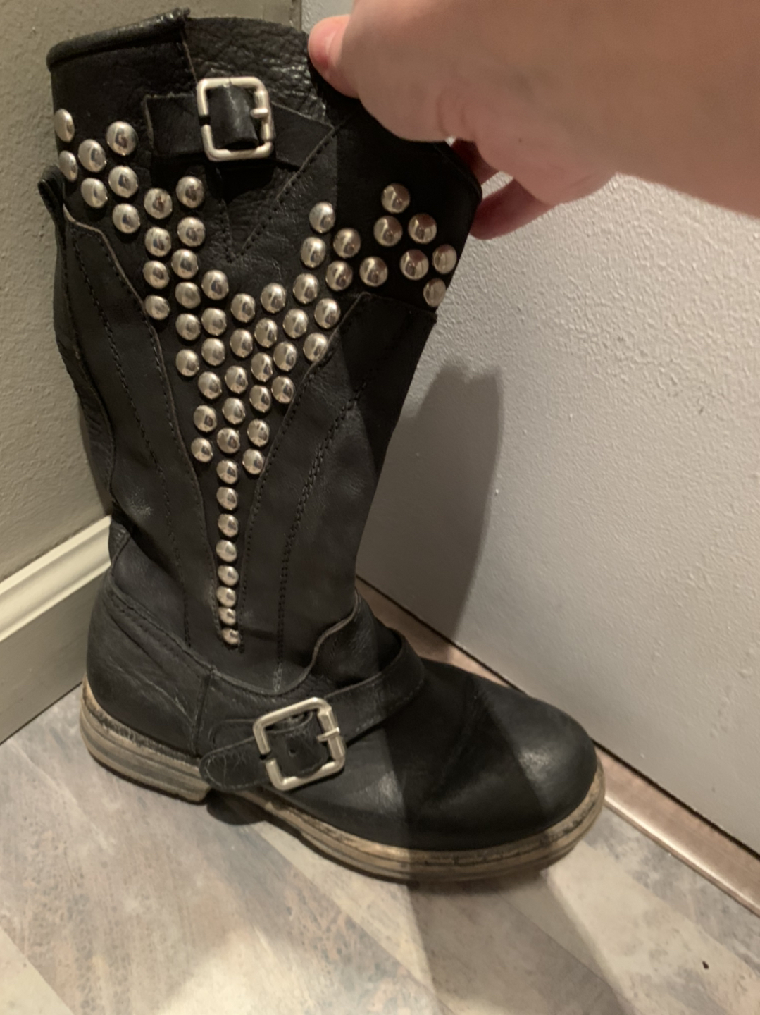 Steve Madden leather boots - Size 7 -60$