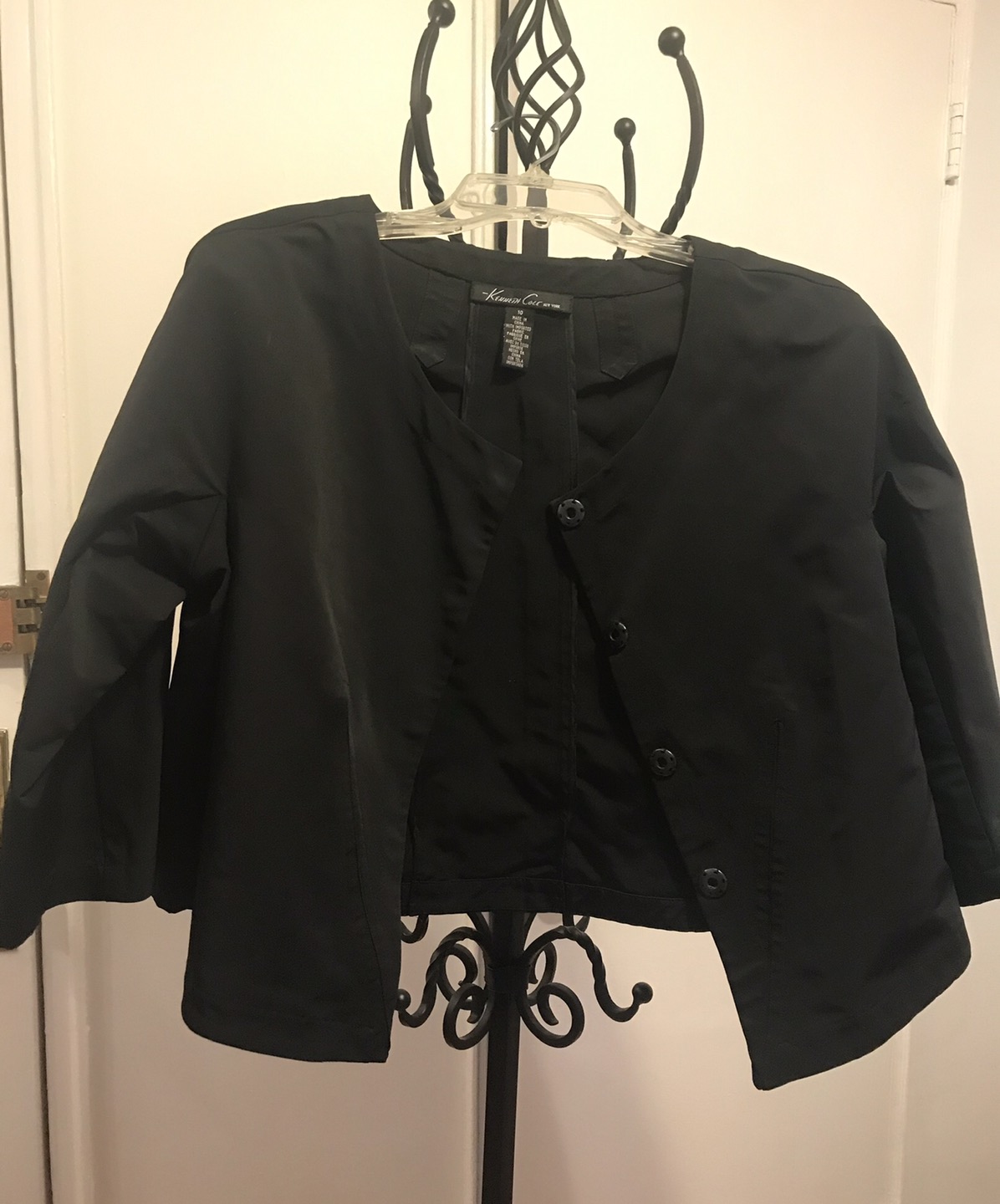 KENNETH COLE BLACK SHEATH DRESS, W/BOLERO-STYLE JACKET - photo 5