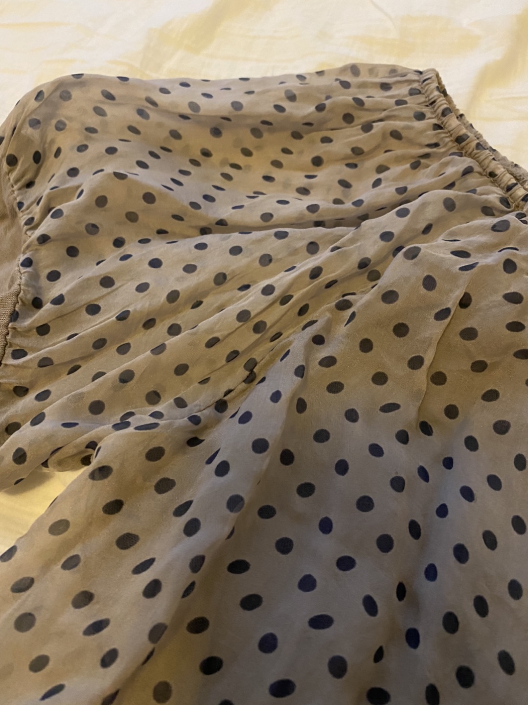 Polkadot  silk blouse (almost new) - photo 3