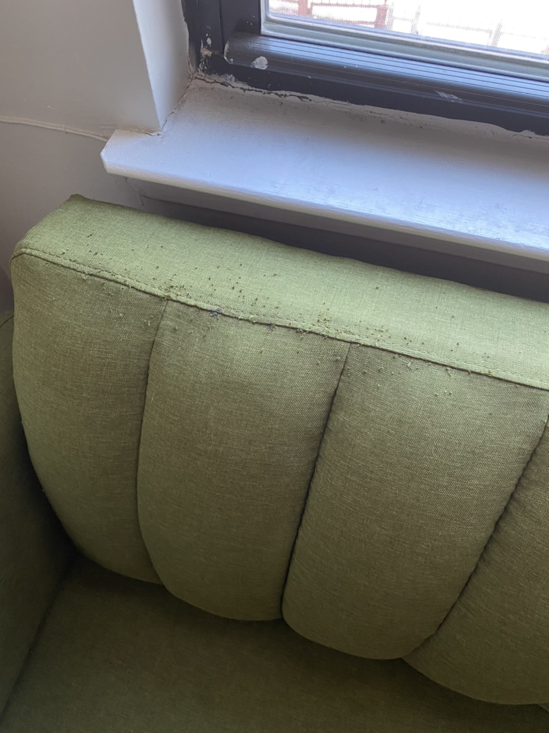 Midcentury modern style futon couch  - photo 3