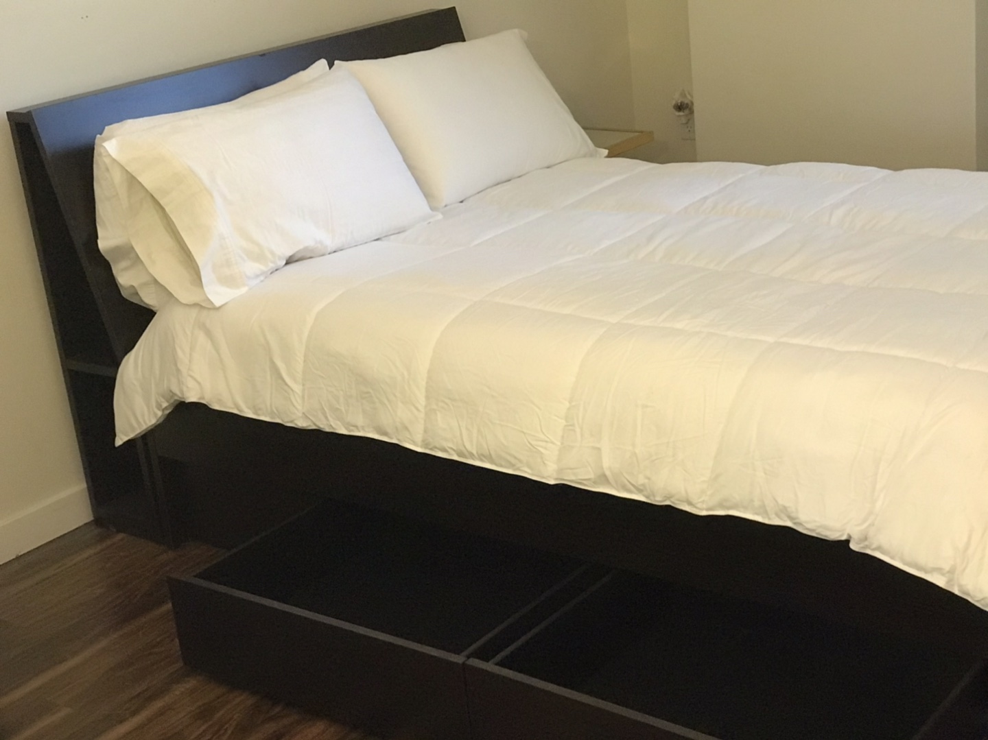 IKEA Full-size Storage Bed and Headboard 