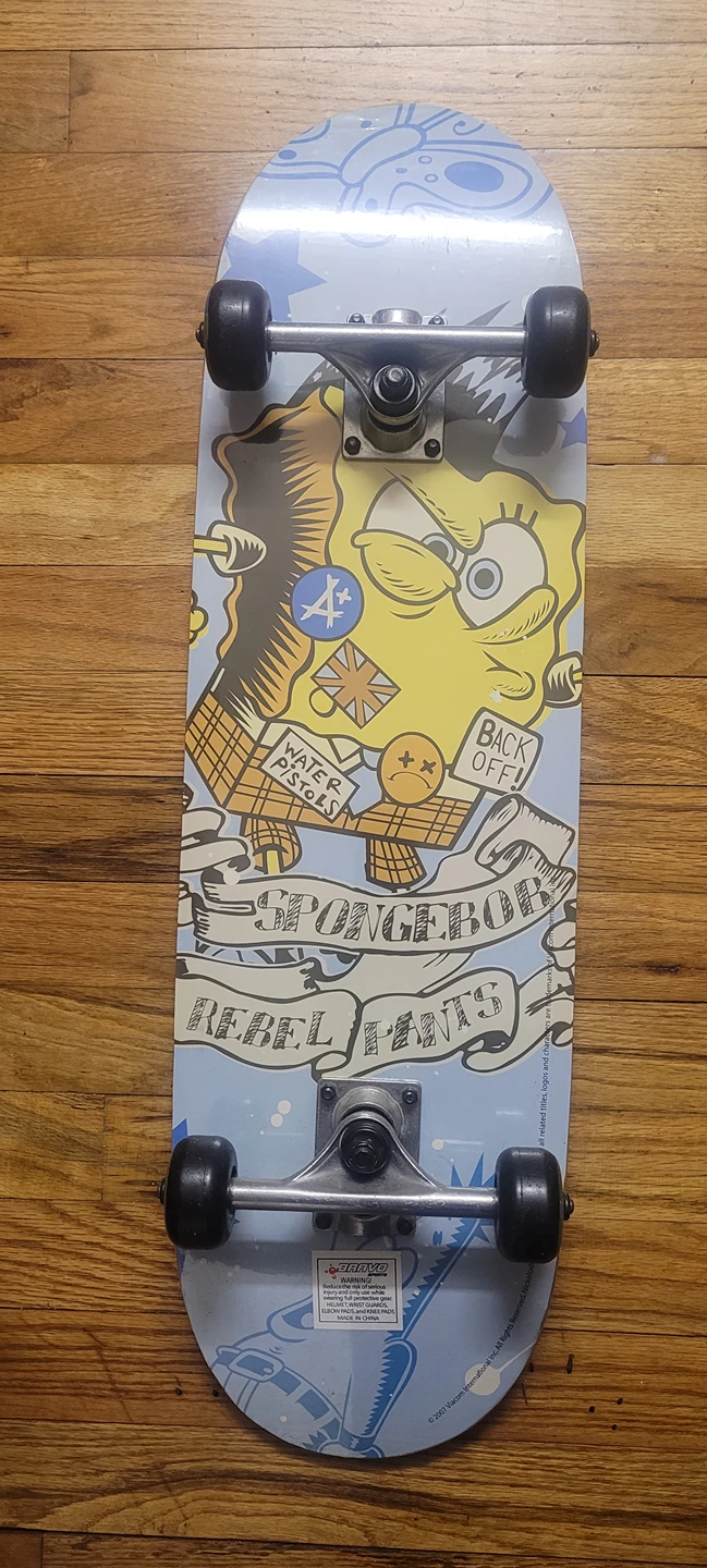Brand new SpongeBob Rebel Pants Skateboard thumbnail