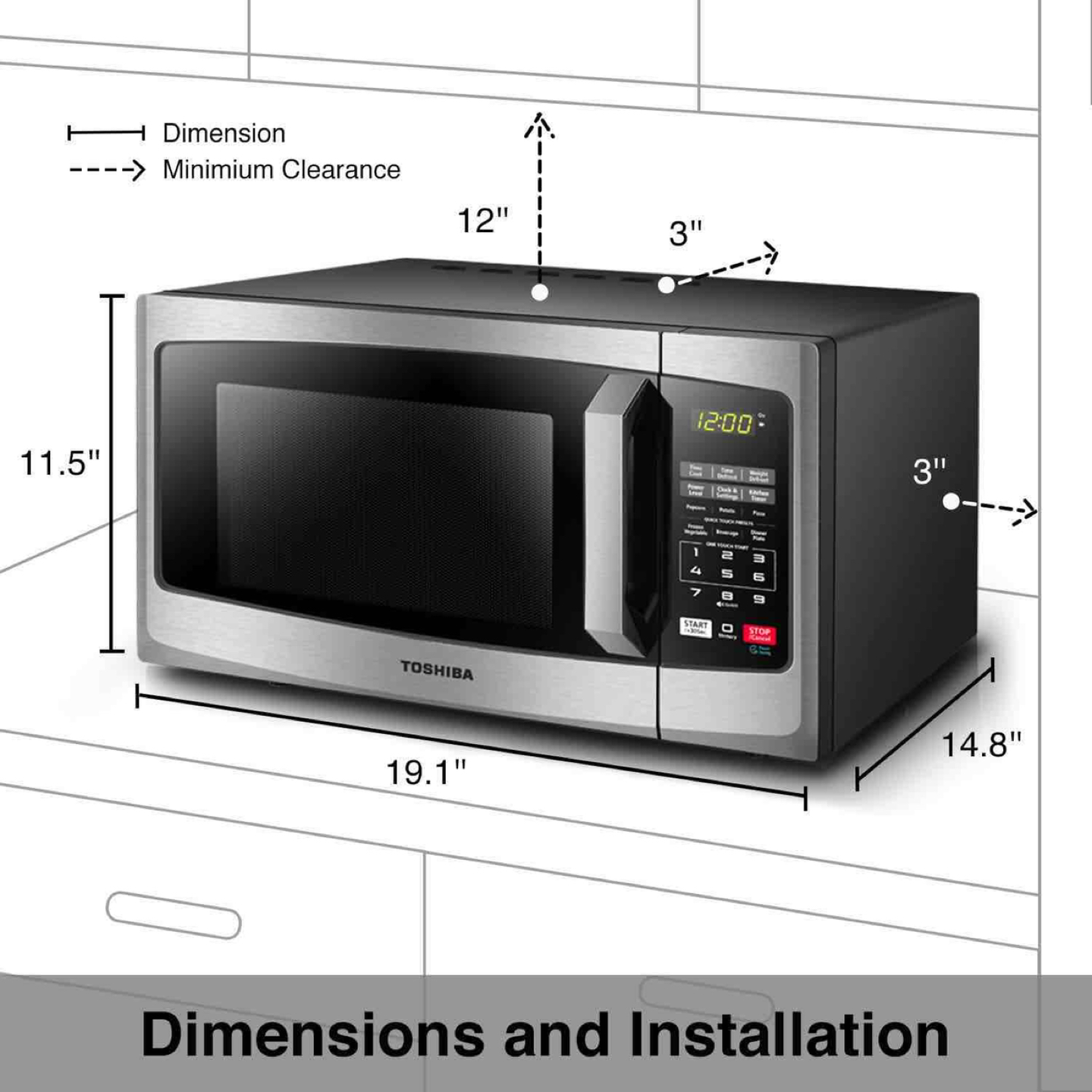 Toshiba microwave  - photo 3