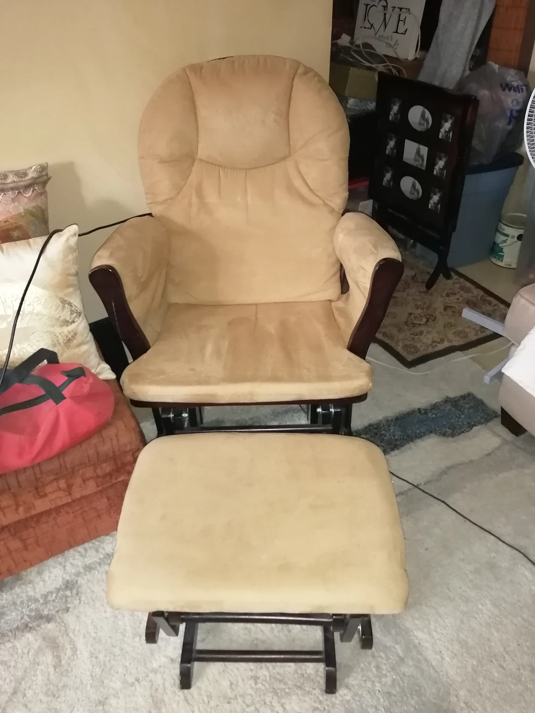 Glider Rocker and Glider footstool thumbnail