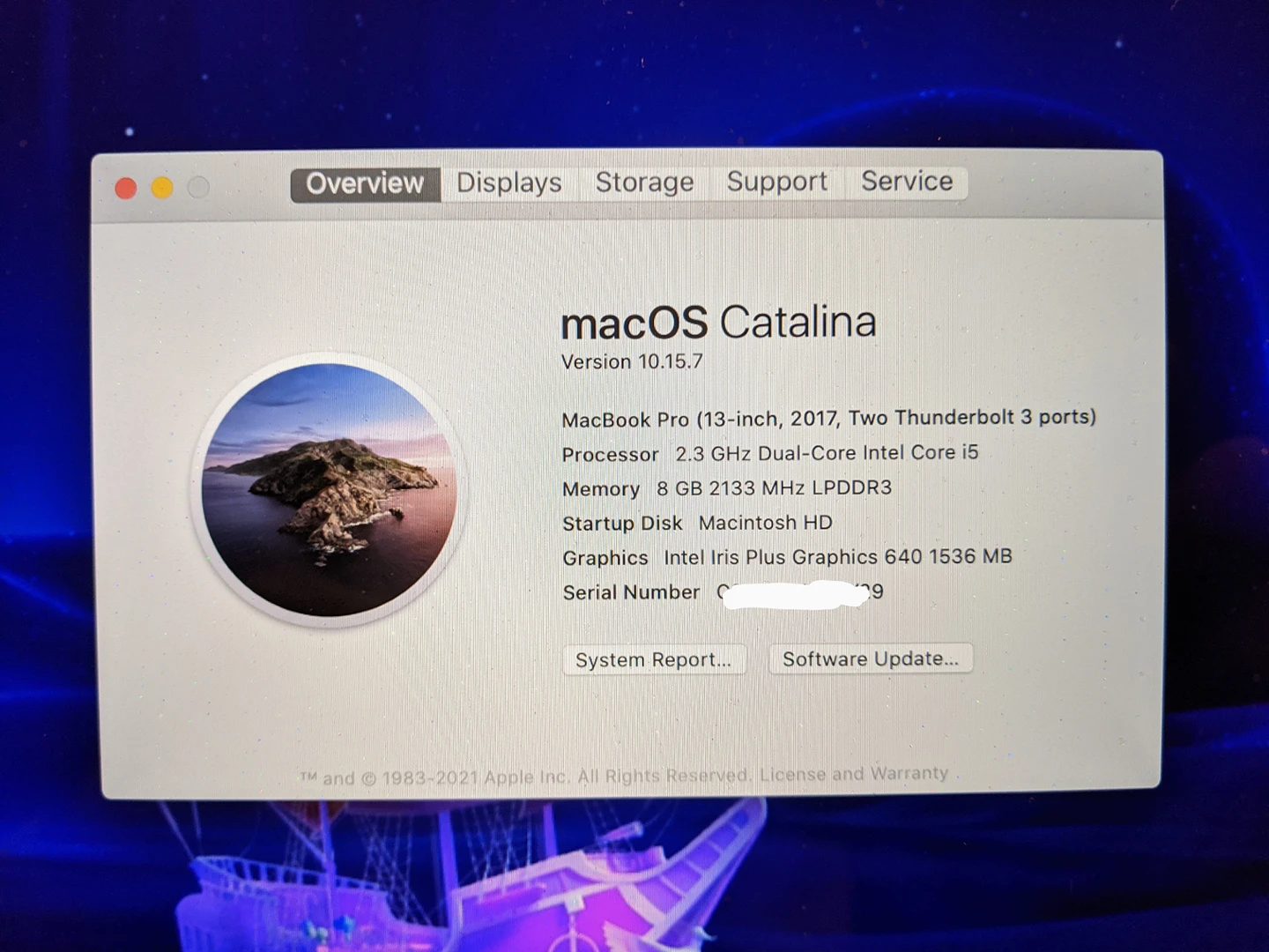 MacBook Pro 2017 13-inch 256GB, 8GB Ram, Retina 2560x1600 - photo 2