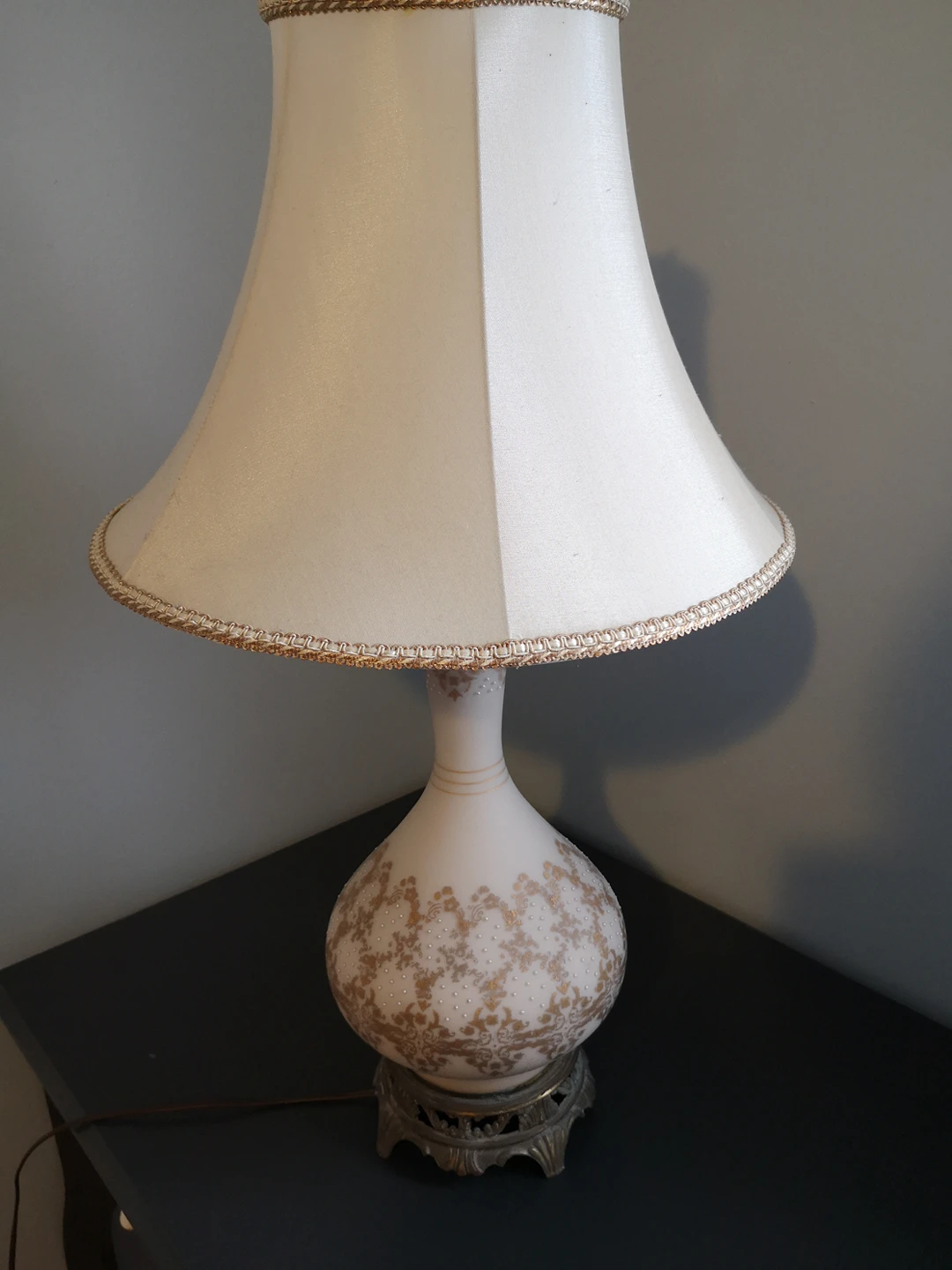 lamp glass and bronze