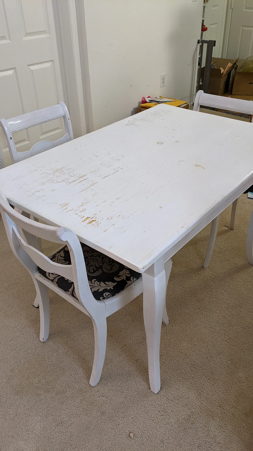 Free Dining Table and 3 chairs