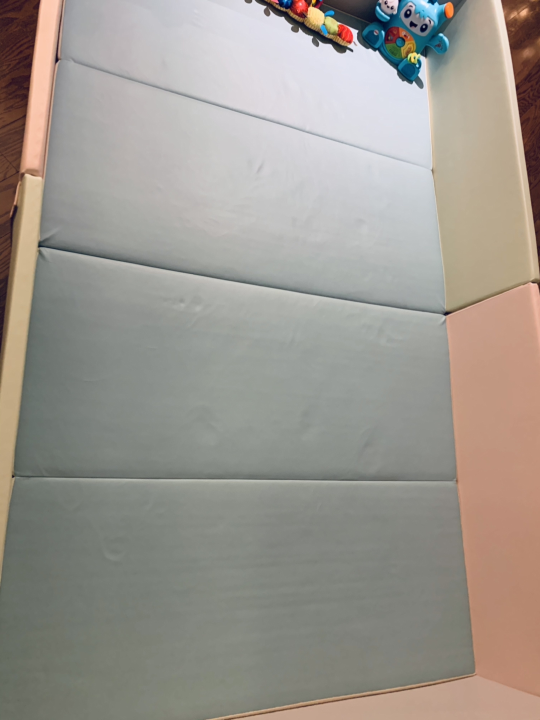 Foldable Playmat with safety guard (made in Korea) 