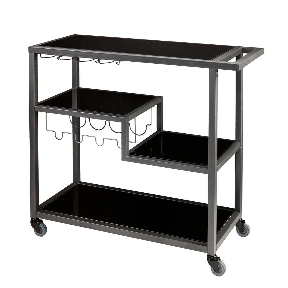 Gunmetal Grey Bar Cart - photo 3