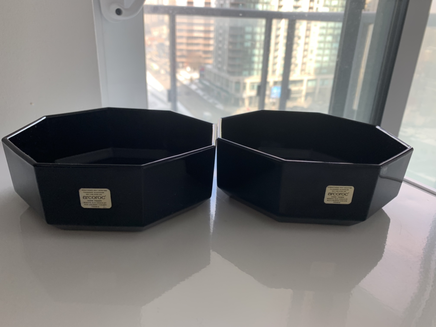 Vintage Set of 2 Arcoroc Octime Bowls (sold) thumbnail
