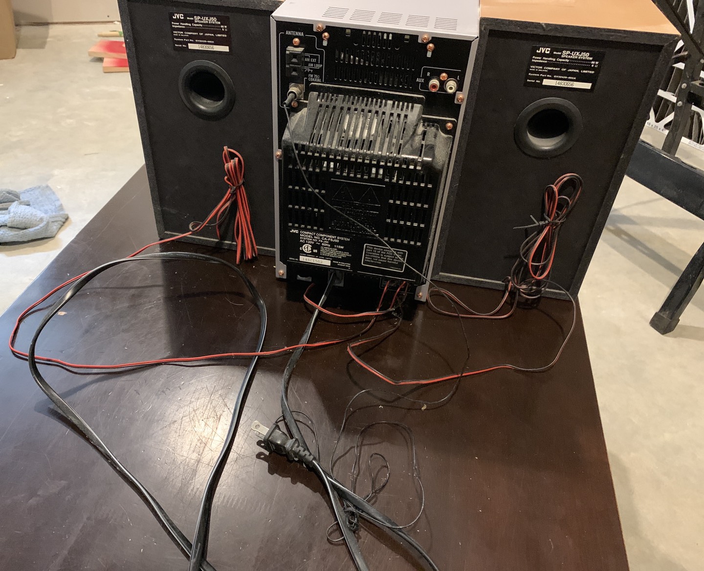 Old School Stereo with CD, Tape, and Radio - photo 2