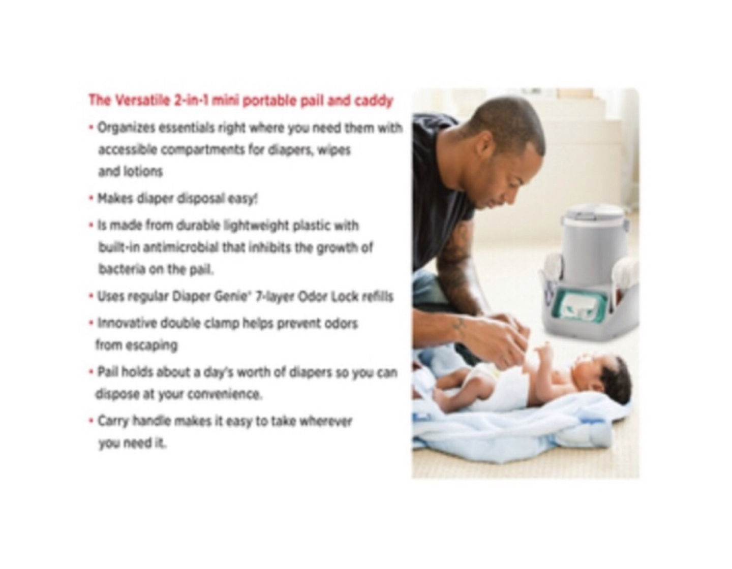 Playtex diaper genie quick caddy NWT - photo 5
