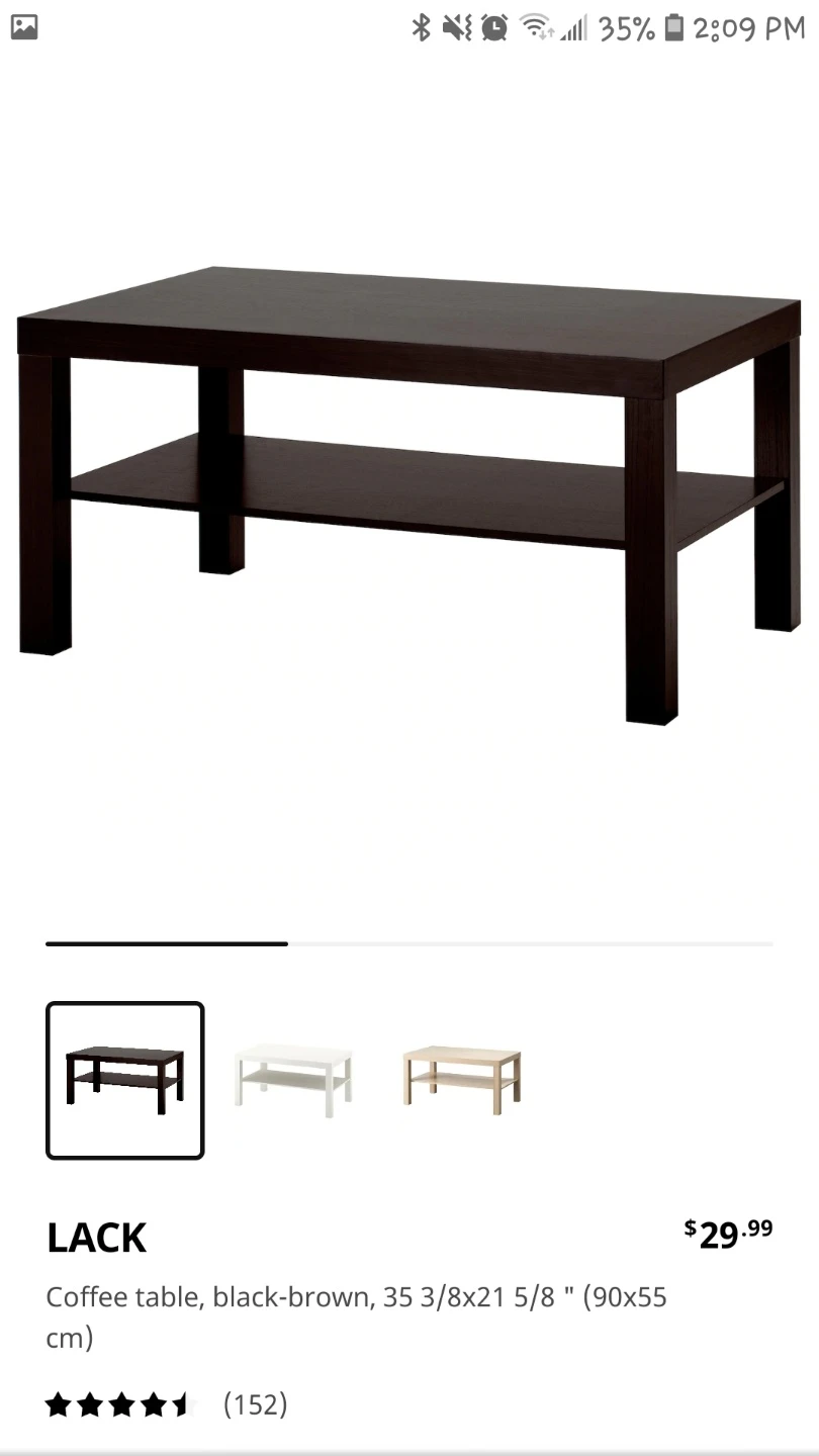 ikea coffee table