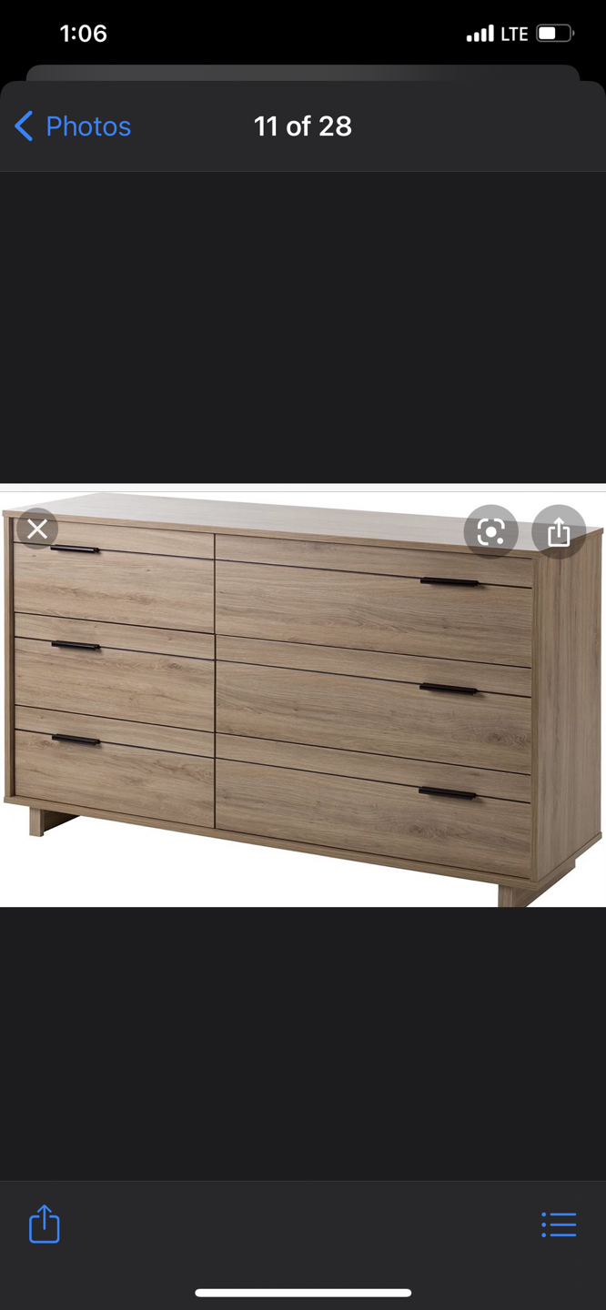 6 Drawer Dresser and 5 Drawer Chest