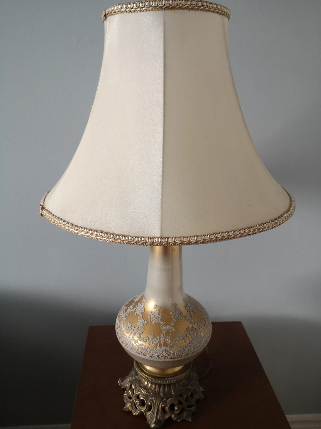 lamp glass and bronze