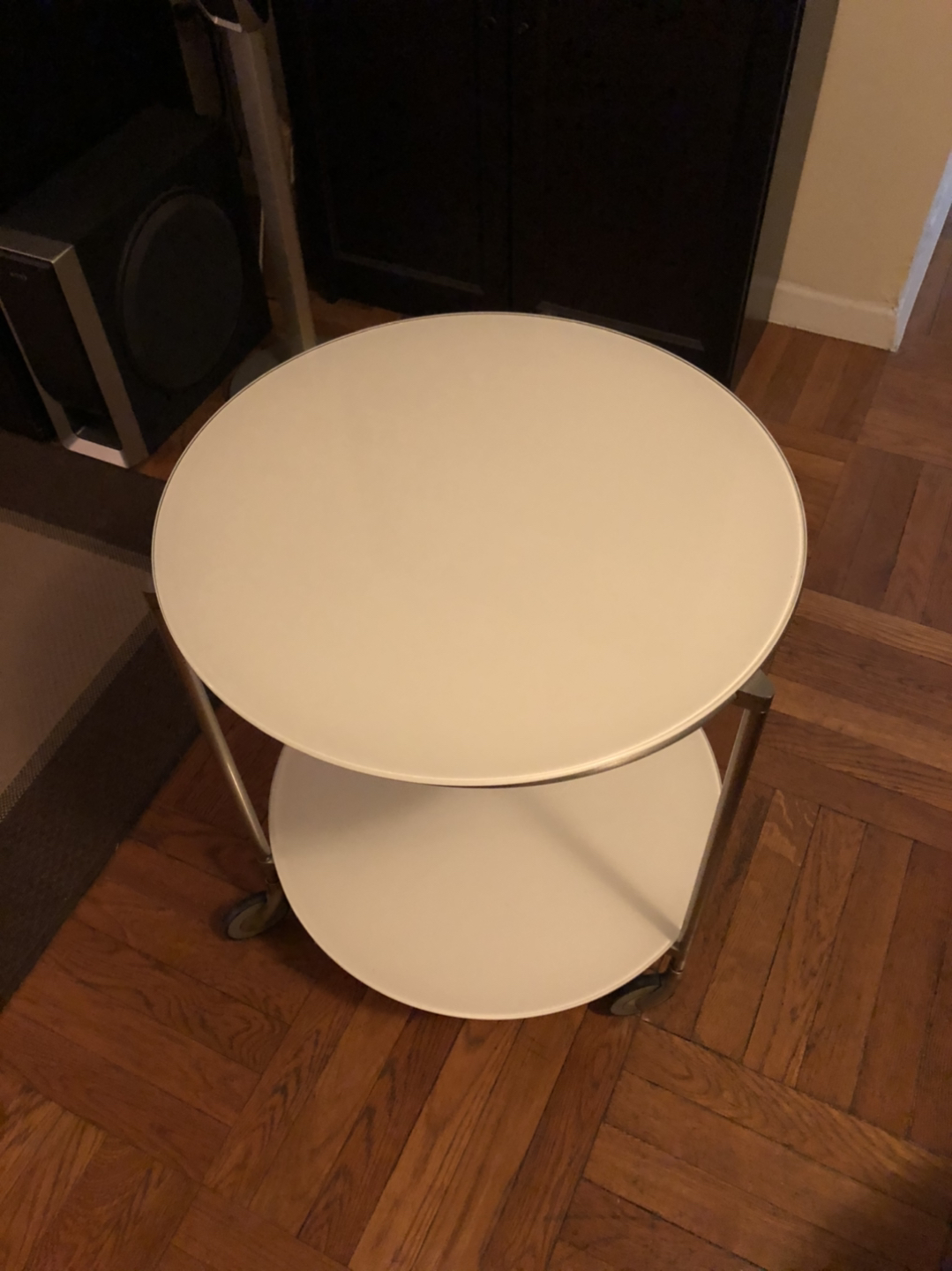 Ikea Strind Glass Side Table - photo 4