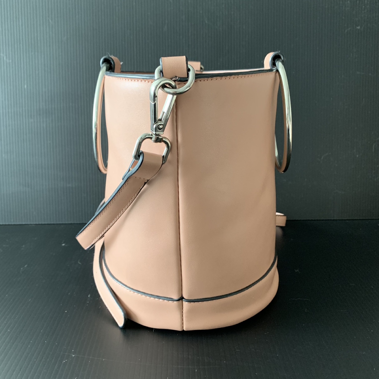 Pink Crossbody Bucket Bag - photo 4