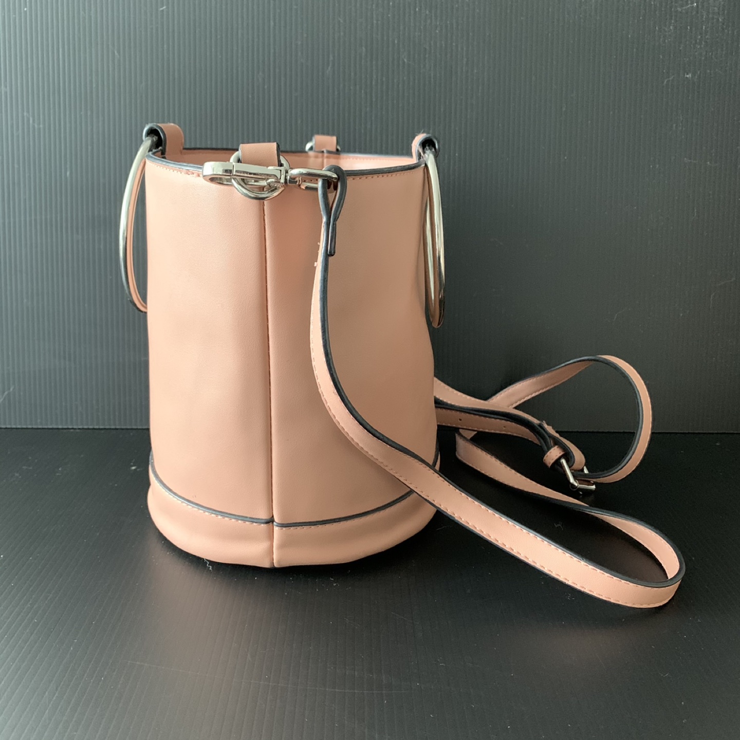 Pink Crossbody Bucket Bag - photo 2
