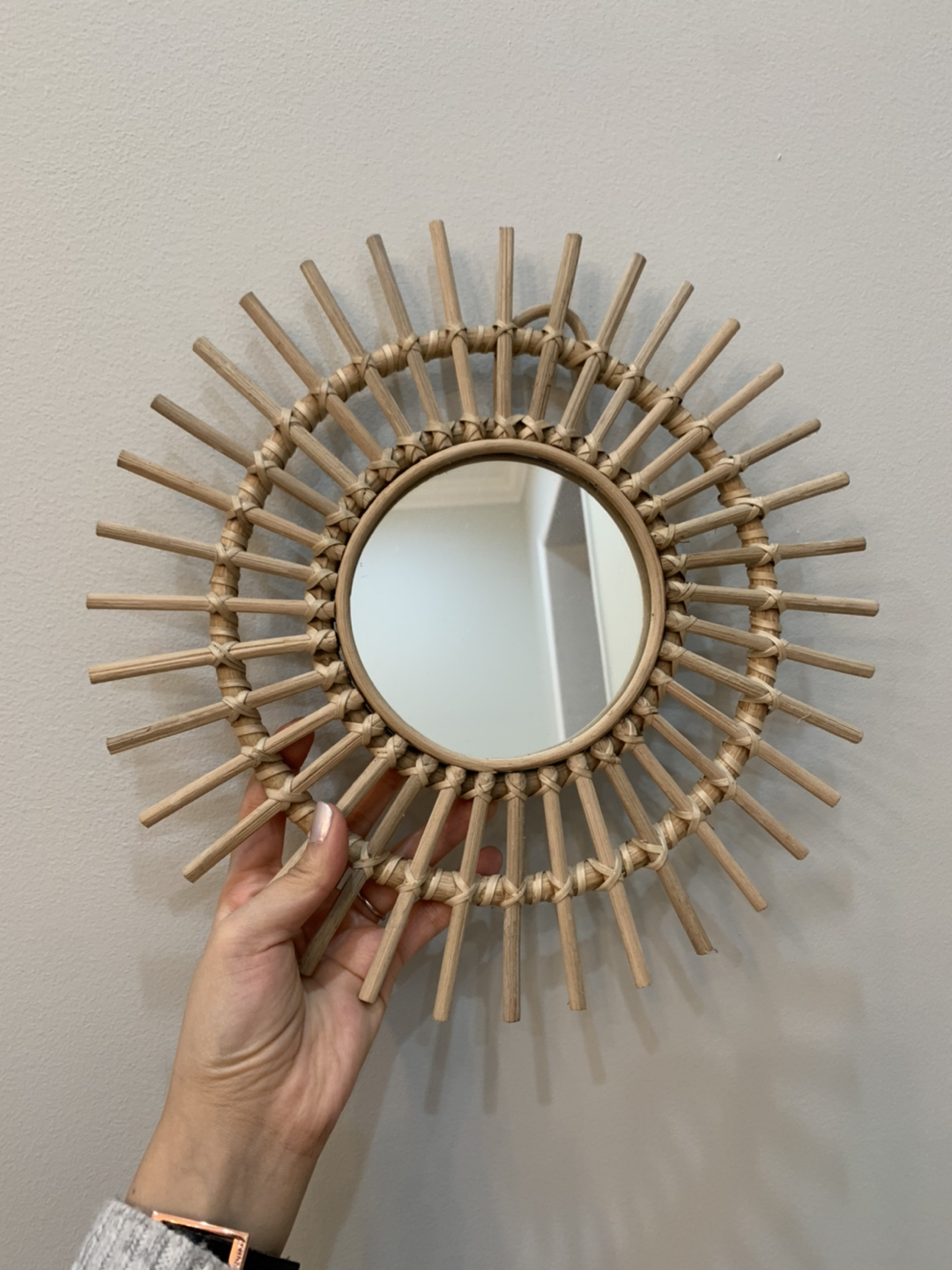Rattan Mirror