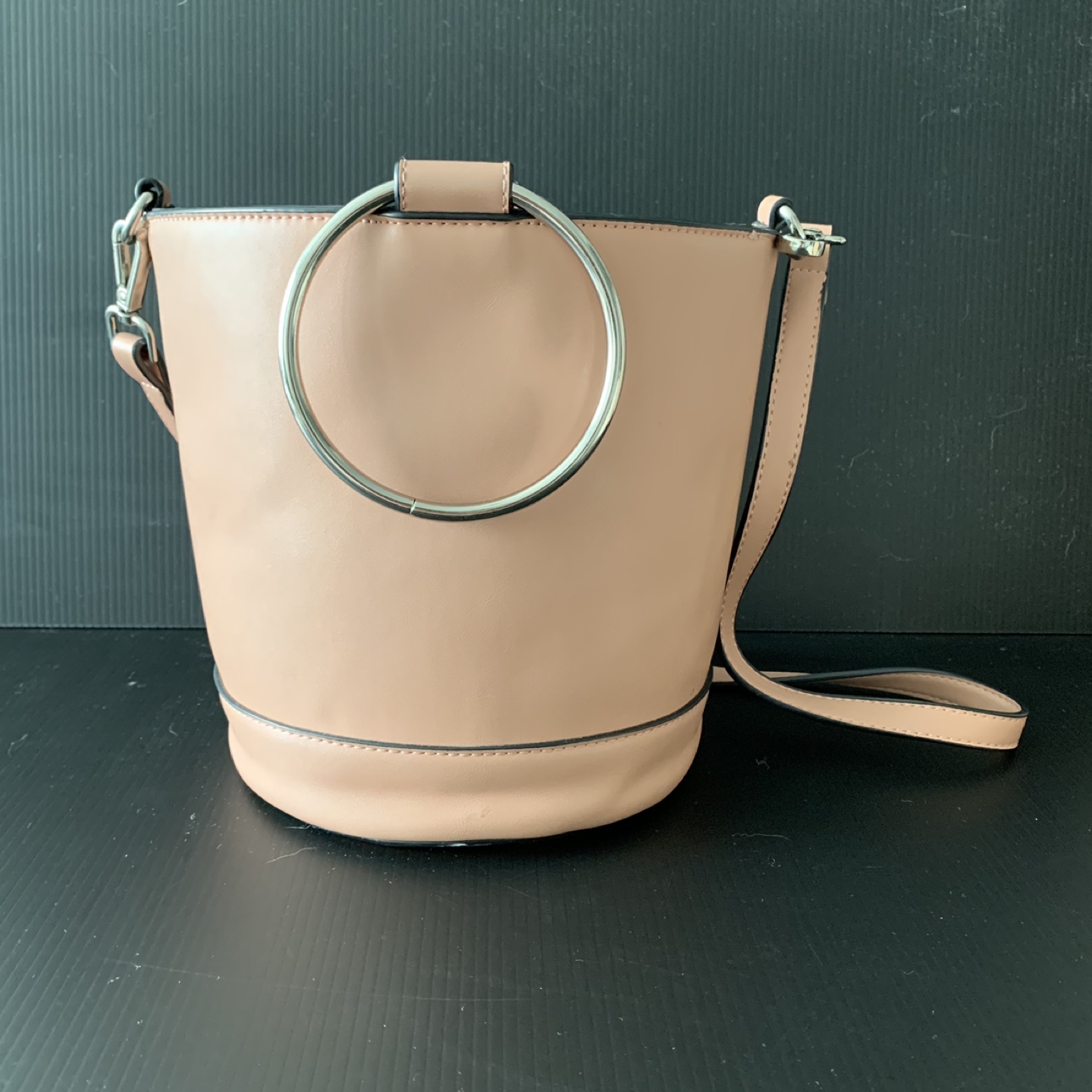 Pink Crossbody Bucket Bag - photo 3