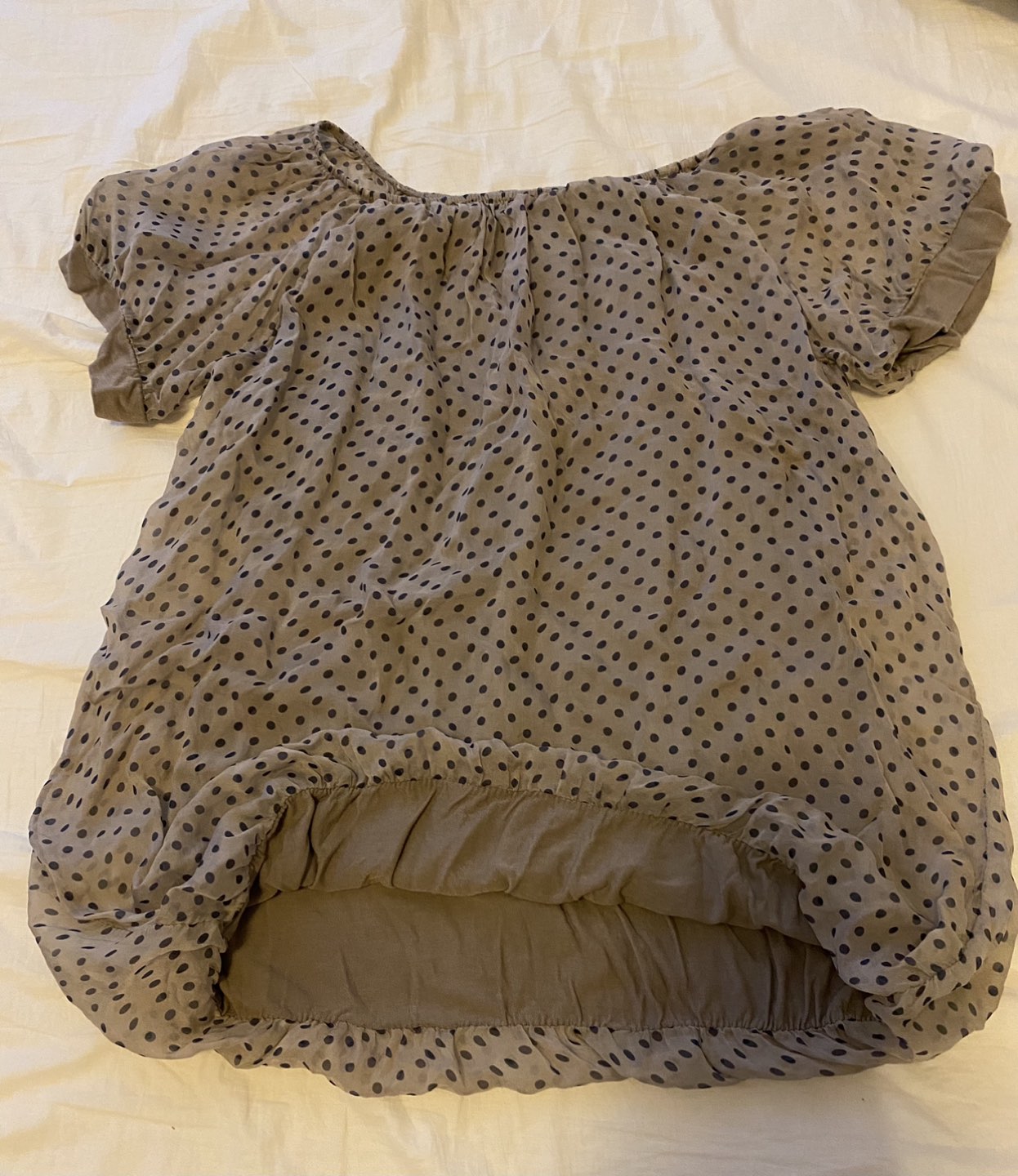 Polkadot  silk blouse (almost new)