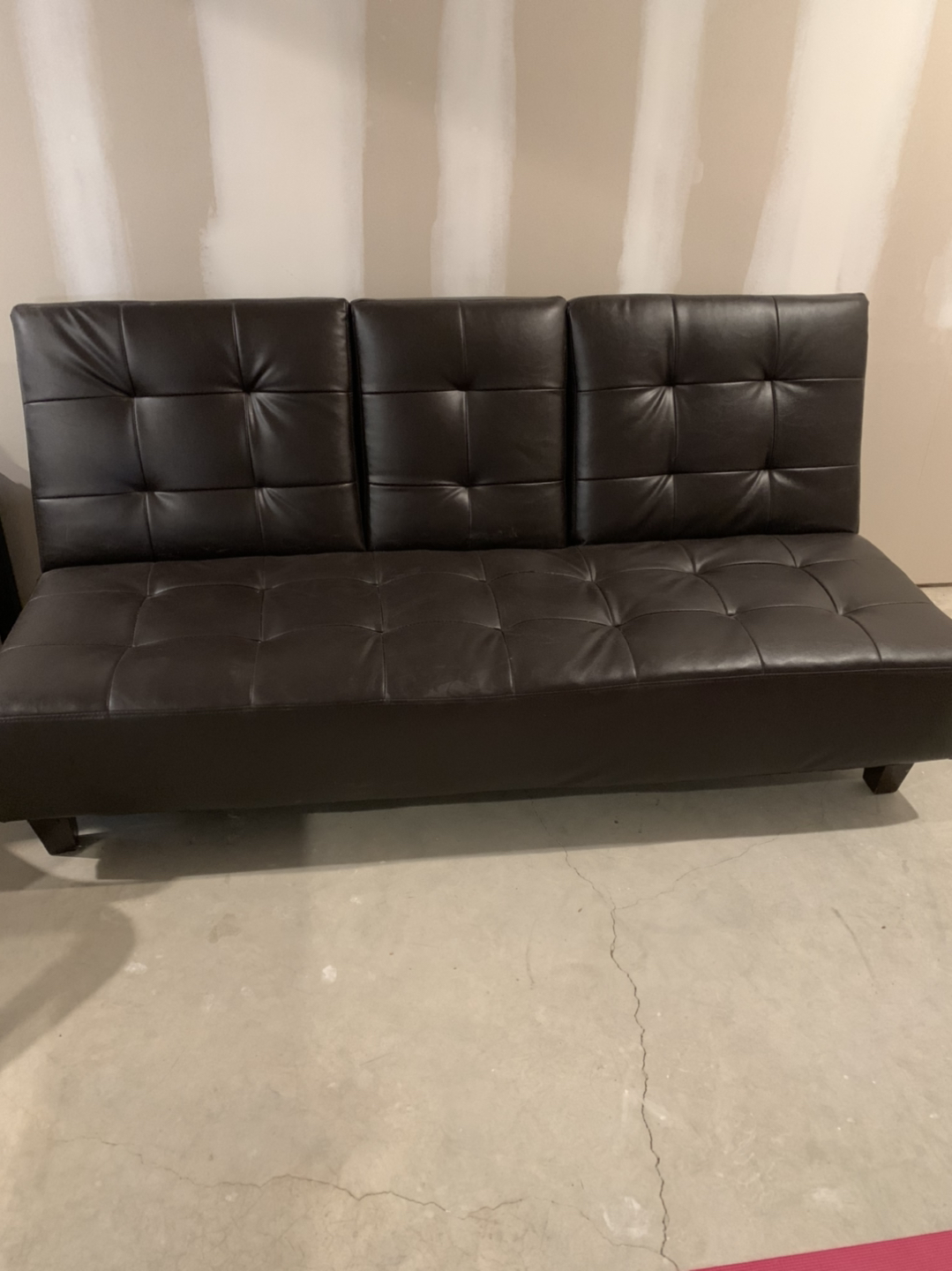 Couch into a futon bed