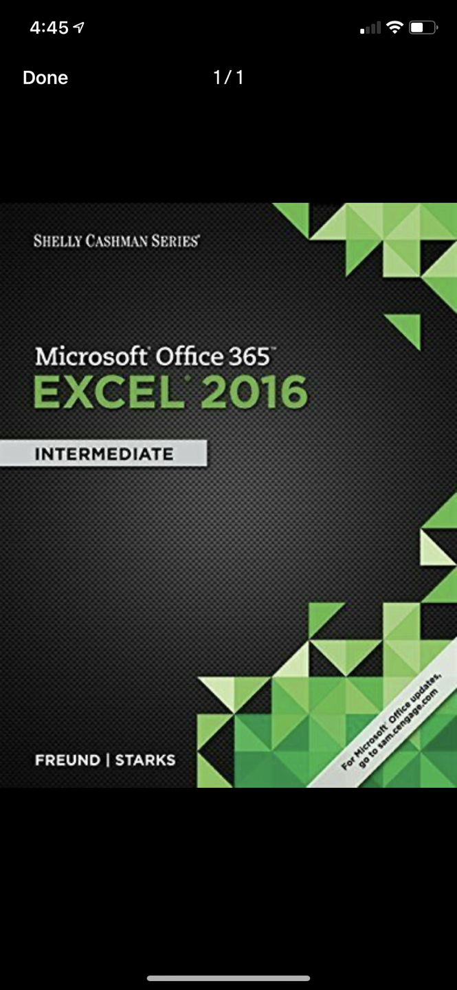 Shelly Cashman Series® Microsoft® Office 365 & exel 2016 thumbnail