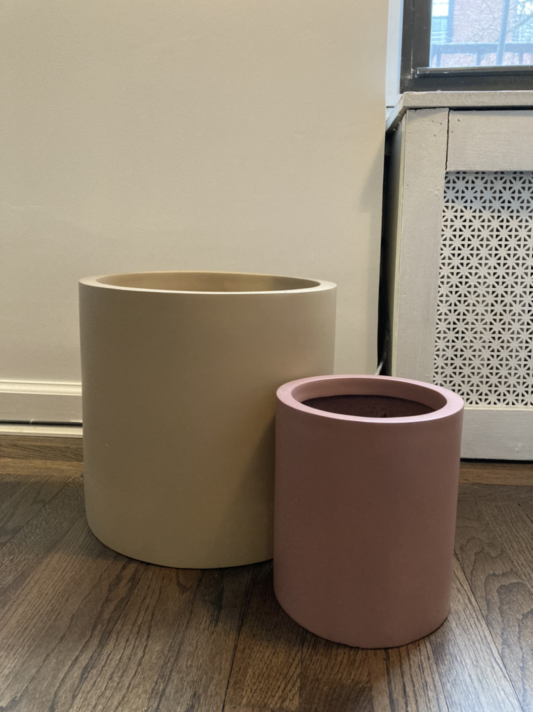 The sill burbank fiberglass planters set