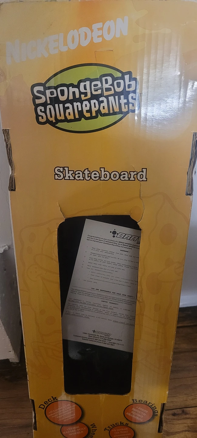 Brand new SpongeBob Rebel Pants Skateboard - photo 3