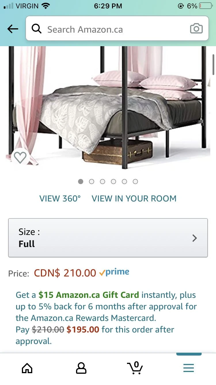 Canopy Bed Frame brand new - photo 3