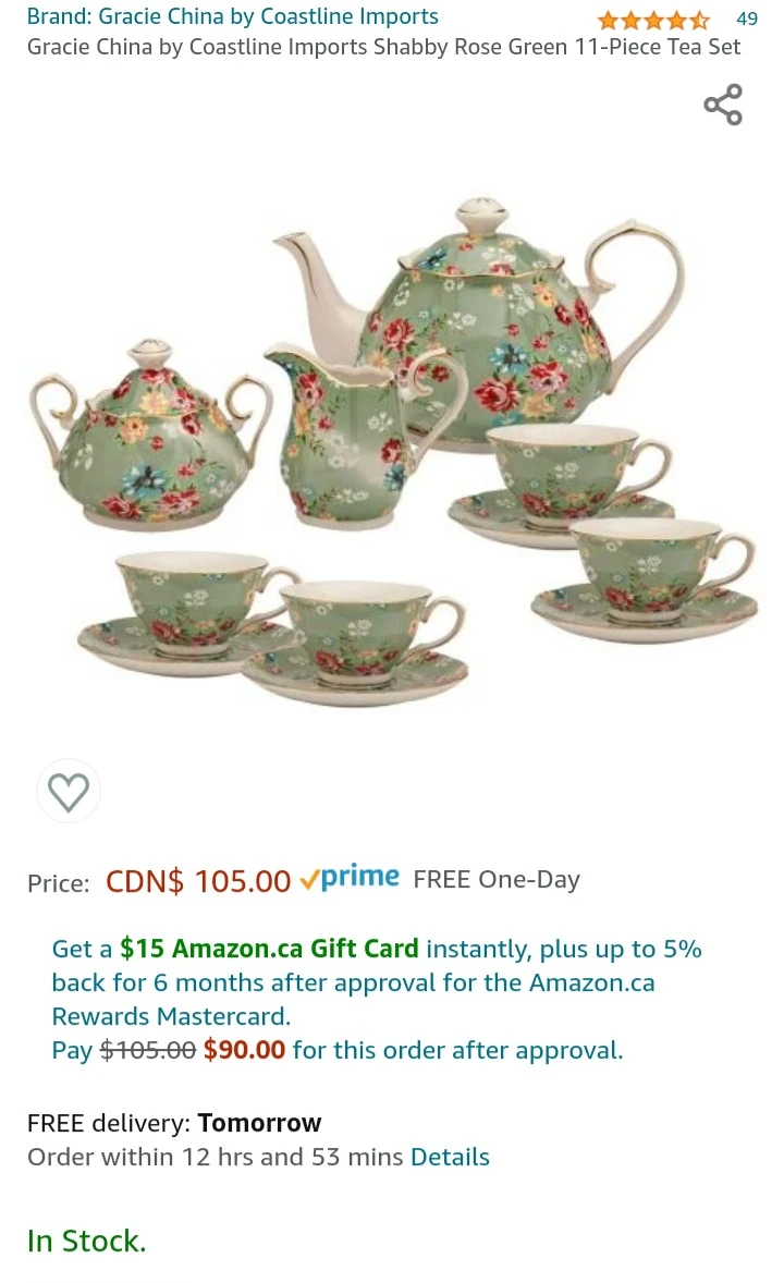 Brand New Tea Set (gorgeous)