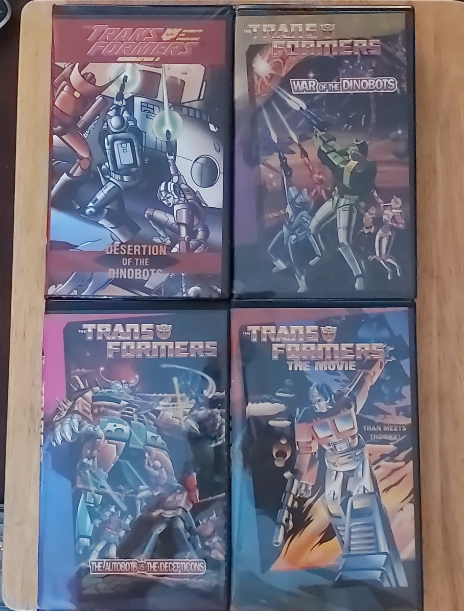 Transformer's VHS Movies (Rare) Mint! thumbnail